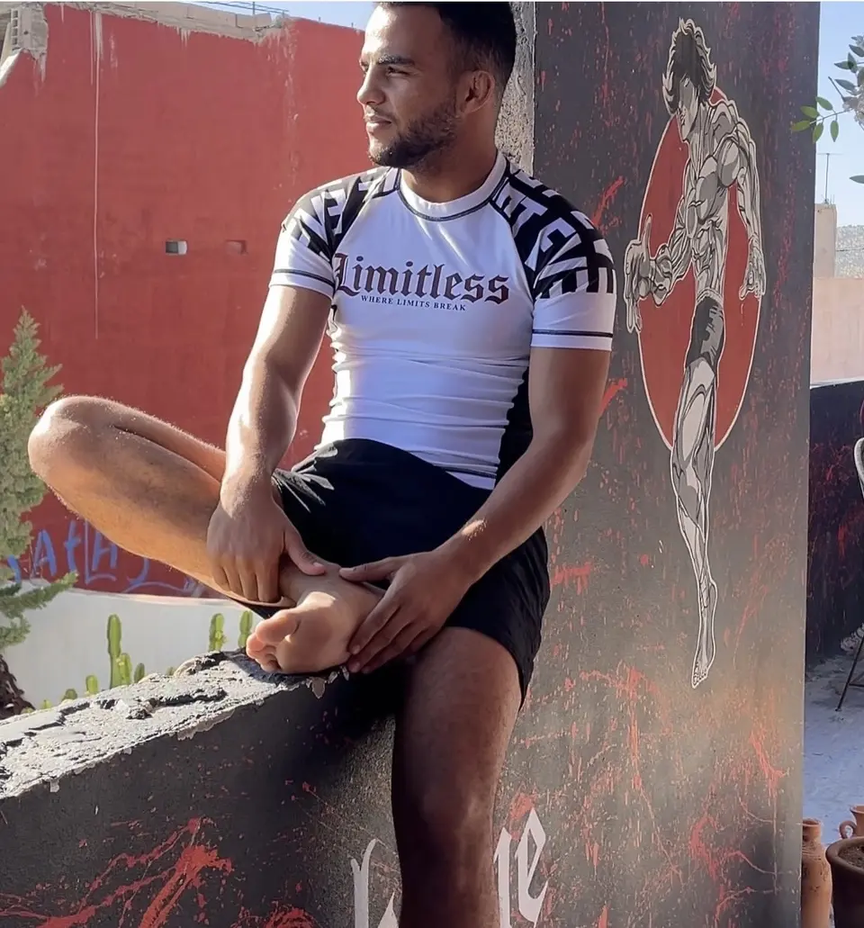 Coach Mo at the rooftop dojo